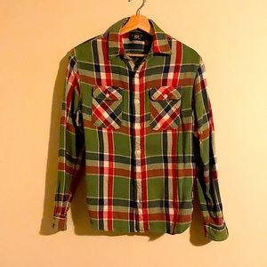 Double Rl RRL flannel shirt